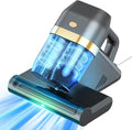 Mattress Vacuum Cleaner with 149°F Heat, 16KPa Powerful Suction, 253.7nm U V-C Light, 40,000 RPM Brushroll, HEPA Filter, Dual 400ml Dust Cups for Bed, Sofa, Pet Hair, Wired Corded Design