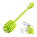 A-Brush Silicone Bottle Cleaner Brush, Flexible, Long Handle - Water Bottle Cleaner, Baby Bottle Nipple Brush for Plastic & Glass, BPA-Free Dish Washing Brush A2S Protection