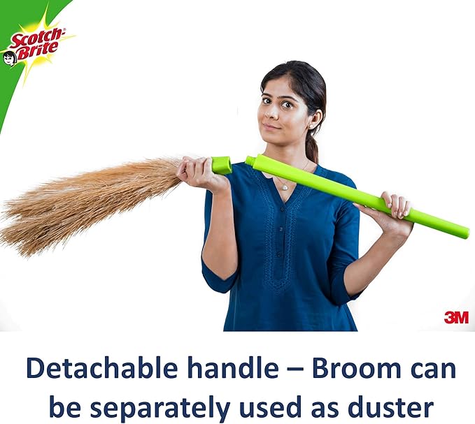 Scotch-Brite No-Dust Fiber Broom