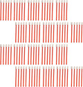Evaclean Swilly Original Disposable Crevice Brushes - 100 Pack - Versatile Cleaning Tool for Tight Spaces, Window Tracks, Keyboards, Car Vents, and Household Use (Red)