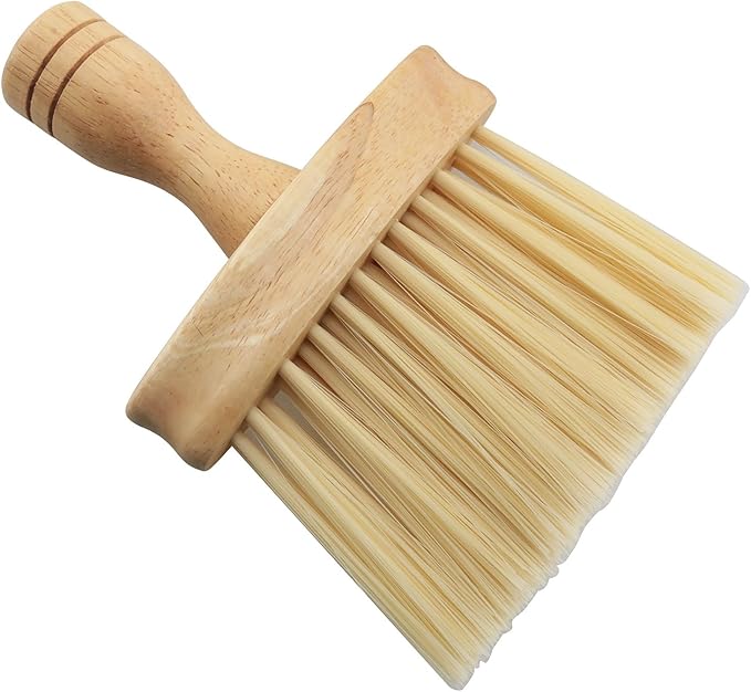 E-outstanding Wooden Handle Multifunctional Soft Bristle Dusting Brush Car Air Vent Keyboard Cleaning Brush