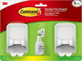 Command Spray Bottle Hangers, Holds up to 32 fl oz, 2 Hangers with 4 Strips, Damage-Free Spray Bottle Holder Wall Mount to Cabinet, Kitchen, or Under Sink (Pack of 6)