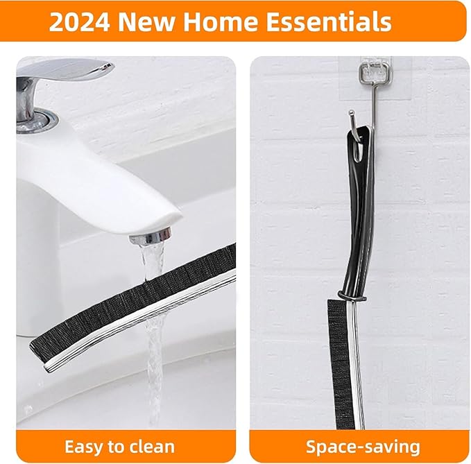 Crevice Cleaning Brush, Multifunctional Hard-Bristled Gap Scrub Brush, 2025 New Multifunctional Gap Cleaning Brush Tool, Dead Corners Brushes for Bathroom Kitchen Tiles Window Door