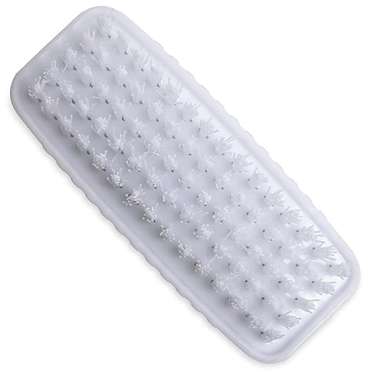 SPARTA 3623900 Plastic Hand Brush, Nail Brush With Polypropylene Bristles For Kitchens, Homes, Restaurants, 3.5 Inches, White, Dual Sided