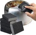 Magic Cleaning Sponges Eraser, Multi-Functional Melamine Sponge Foam Pads, Heavy-Duty Household Cleaner for Kitchen, Bathroom, Dish, Furniture & Walls (4, Black)