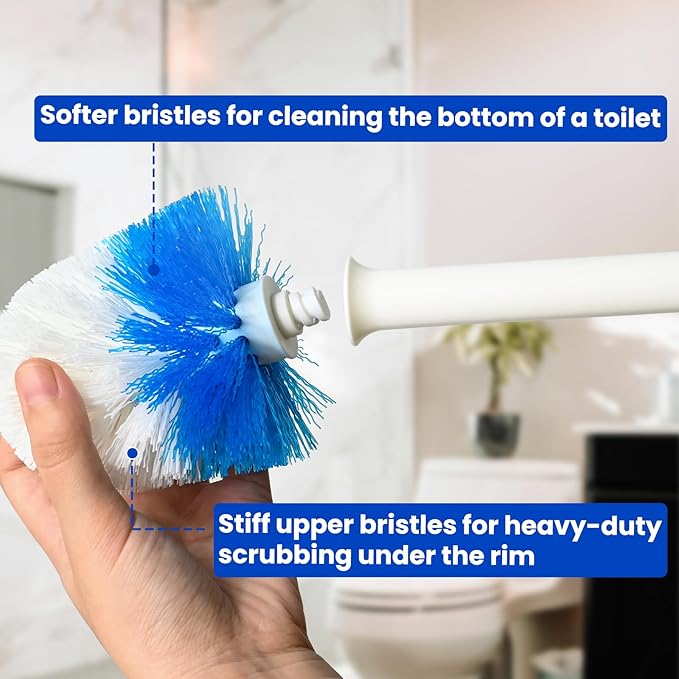 Toilet Brush Refillsfor OXO Toilet Brush, 2 Pack Toilet Brush Replacement Head