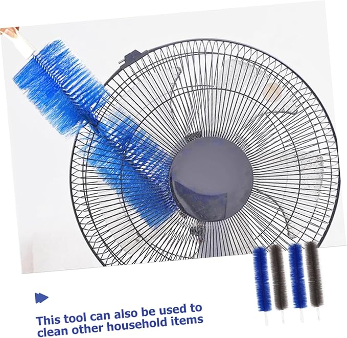 4pcs Fan Cleaning Brush Bendable Multi Purpose Crevice Brush for Air Conditioner Electric Fan Home Duster