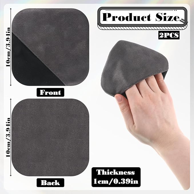 Car Screen Cleaner, Microfiber Auto Screen Cleaning Pad, Square Microfiber Cloth Non-Scratch Auto Touchscreen Cleaning Wipes for Vehicle Dashboard Car Display Interior