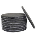 10 Pack 6 Inch Multipurpose Grey Scrubber Scouring Pads Flocking Scuff Pads -Hoop and Loop Scuff Pads Conditioning Discs Polishing Pad for Furniture Automotive Cleaning, Rust Removal (800 Grit)
