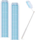 60 Count Duster Refills, Disposable Cleaning Duster Kit Heavy Duty Microfibre Dusters with Extendable Handle Starter Multi-Surface Dusters for Cleaning Home Furniture Blinds Ceiling Fan