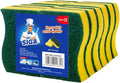 MR.SIGA Heavy Duty Scrub Sponge, Pack of 12, Size:11 x 7 x 3 cm, 4.3" x 2.8" x 1.2"