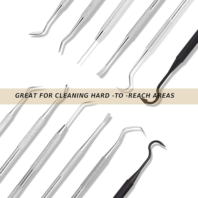 Gun Cleaning Brushes Picks Kit Set Brass Copper Steel Nylon Stainless Steel Ploymer Pick Set Bristle Brushes
