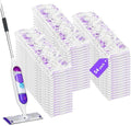 54 Count Disposable Power Mop Pads Refills Compatible with swiffer PowerMop, PowerMop Wet Pads Rifill Cooperate with Swiffer Mop Refill Liquid Extra Absorbent, Traps Dust & Hair