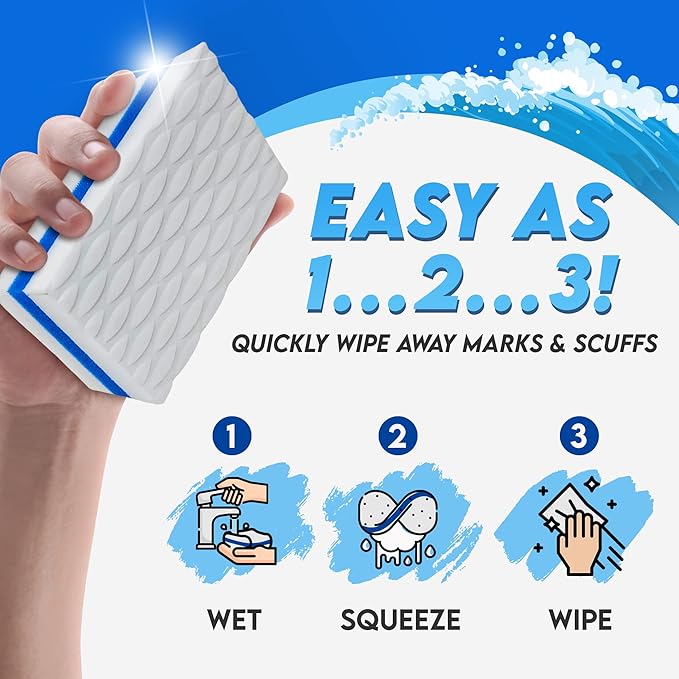 SandShark Premium Boat Hull Cleaner | Eraser Sponge, Boat Accessories Gifts for Cleaning Must Have Pontoon Boat Accessories, Gadgets for Men or Women, Scuff Erasers Vinyl Cleaner