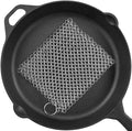 Cast Iron Cleaner 8"x6" 316L Stainless Steel Chainmail Scrubber for Griddle Skillet Dutch Oven Wok Stainless Steel Pot Cast Iron Pan