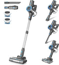 Vazone Cordless Stick Vacuum Cleaner with Self-Standing, 8-in-1 Vacuum Cleaners for Home, Lightweight Powerful Vacuum with LED Screen, Rechargeable Vacuum for Carpet, Pet Hair, Hardwood Floors