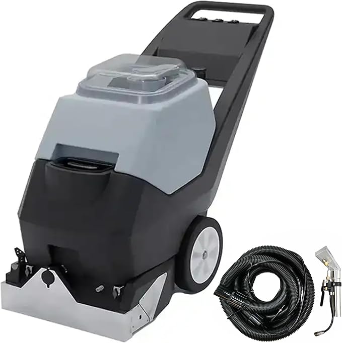 INTSUPERMAI Commercial Carpet Cleaning Machine Carpet Extractor Cleaner 3-in-1 Dry/Wet Cleaner Sofa Curtain Floor Cleaning Machine 70L Tank 110V