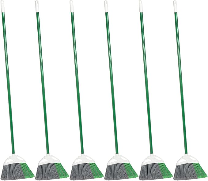 Libman Precision Angle 11-1/2 in. W Stiff Plastic Broom