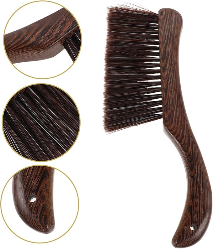 Wooden Cleaning Brush with Thick Ergonomic Handle for Efficient Dust Removal from Mattresses and Furniture Durable Design for Home Use