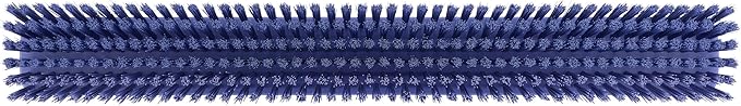 Vikan 31958 24" Heavy-Duty Push Broom, Soft/Stiff, Purple