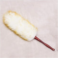 Brush for Cleaning, Precipitator Household Lambswool Duster, Multifunction Wool Duster with Comfortable Handle, Lambswool Duster for Cleaning Keyboard and Furniture dust Catcher(B)