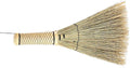 Toyvian Small Woven Corn Broom with Short Handle Natural Material Hand Broom for Home Dust and Dirt Sweeping Portable Mini Brush for Bedroom Sofa Carpet Cleaning