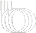 4 Pcs Extra Long Pipe Cleaners with Soft Nylon Bristles Head Cleaning Brush for Straw Tube Pipe Hose Bottle Refrigerator Drain, 1m/39in