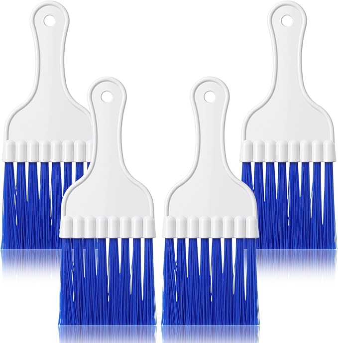 4 Pcs Refrigerator Coil Cleaning Brushes Dryer Vent Cleaner Brush Air Conditioner Condenser Cleaning Brush
