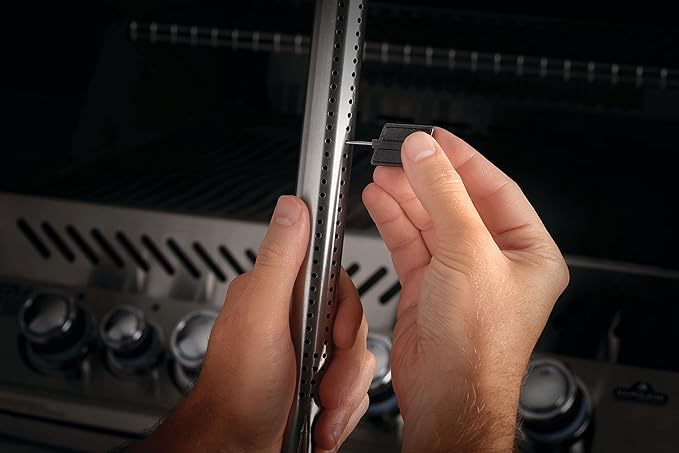 Napoleon Gas Grill Cleaning Toolset - Angled Cleaning Brush, Fire Box Scraper, Burner Port Cleaner, Venturi Tube Cleaner