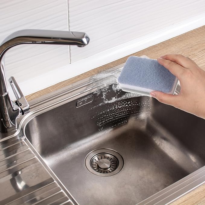 10pcs Dishwashing Sponge Kitchen Dish Sponge Scouring Pad Non-Scratch Double-Sided Cleaning Sponges Heavy Duty Scrub Sponges for Kitchen Cleaning Sponges for Dishes