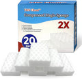 Magic Sponge 2X Density, Multi-Purpose Long Lasting Melamine Sponge, Water-Activated Cleaning Sponge Eraser for Kitchen, Bathroom, Wall, Shoes & Car Interior, Extra Durable, Non-Scratch (20)