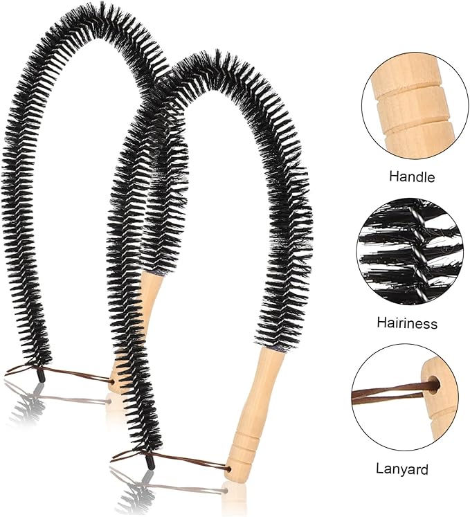 3pcs Flexible Radiator Cleaner Brushes with Handle for Efficient Dust Removal Multipurpose Cleaning Tools for Radiators and Dryer Vents