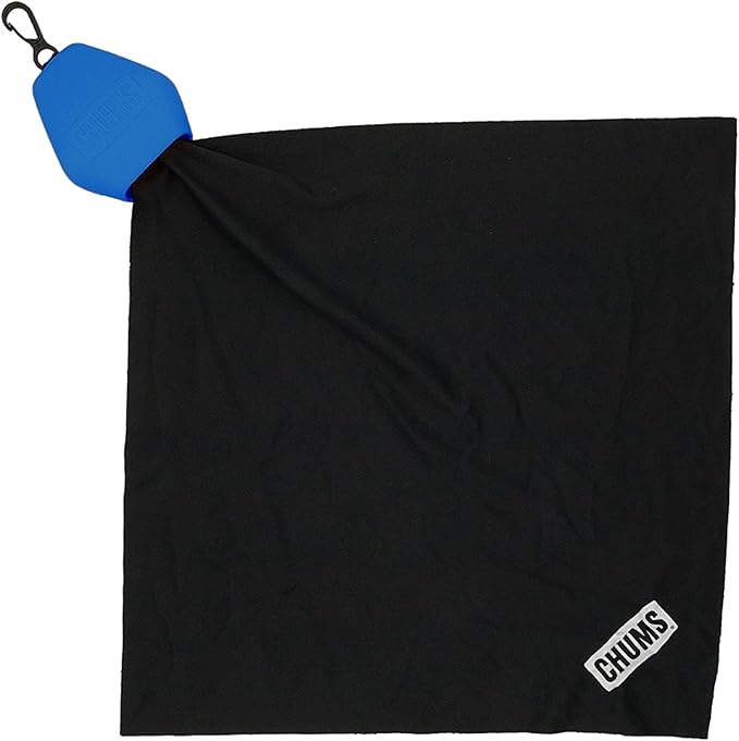 Chums Pouch XL Microfiber Lens Cloth - Portable Lens & Screen Cleaner Cloth Keychain (Aqua)
