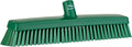 Vikan 31752 16" Heavy-Duty Push Broom, Soft/Stiff, Green