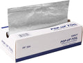 Aluminum Foil Sheets, Pre-Cut Foil Sheets, for Home Restaurant Food Processing, High-Temperature Resistant Non-Stick Type, Pop Up Single Sheets, 200 Sheets (12 in 500 Sheet)