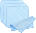 PATIKIL Glasses Cleaning Cloth 5.8" x 5.8", 6 Pcs Eyeglasses Polishing Cloth Soft Wipe Screen for Camera Lens Eyeglasses Screens Smart Devices, Blue