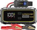 GS300 Portable Jump Starter - 3000A Car Battery Jump Starter for Up to 10.0L Gas and 8.0L Diesel Engines,59.2WH 12V Jump Box with Storage Case USB Quick Charge,LCD Display for Motorcycle,Trucks