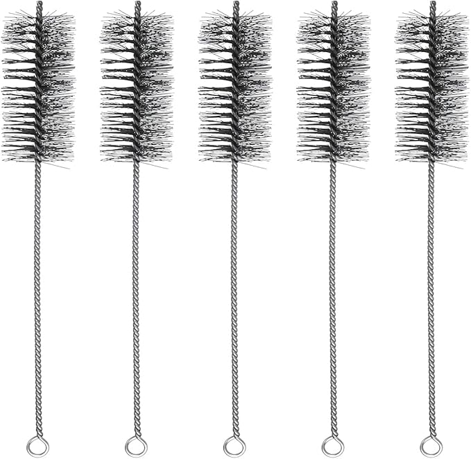 Utoolmart Steel Wire Cleaning Brush - Spiral Power Brush, 2.0-inch Diameter 12-inch Length, 5PCs