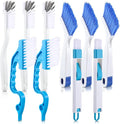 10 Pieces Cleaning Brush Small Scrub Brush, Window Door Sliding Track for Cleaning Sink Scrub, Bathroom Kitchen Edge Corner Grout, Sliding Door or Window
