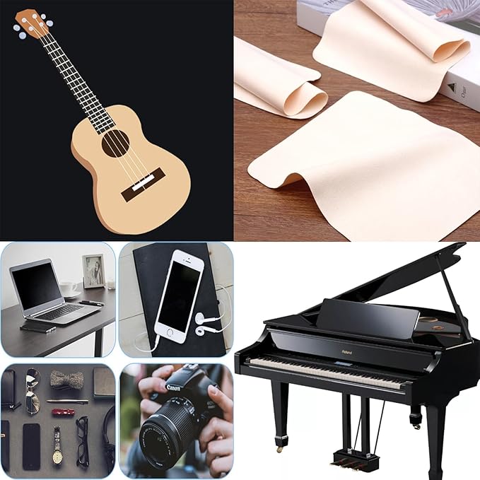 String Instrument Polishing Cloth Cleaning Cloth and high-Grade polishing Cloth. Multifunctional Cleaning Cloth, for Musical Instruments. 13.78" x 13.78"