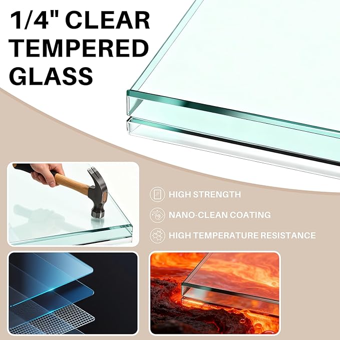 WinZo 33-34" W ×72" H Frameless Pivot Shower Door, Pivot Swing Shower Glass Doors with 1/4"(6mm) SGCC Clear Tempered Glass,Explosion-Proof Film, Reversible Installation, Brushed Nickel