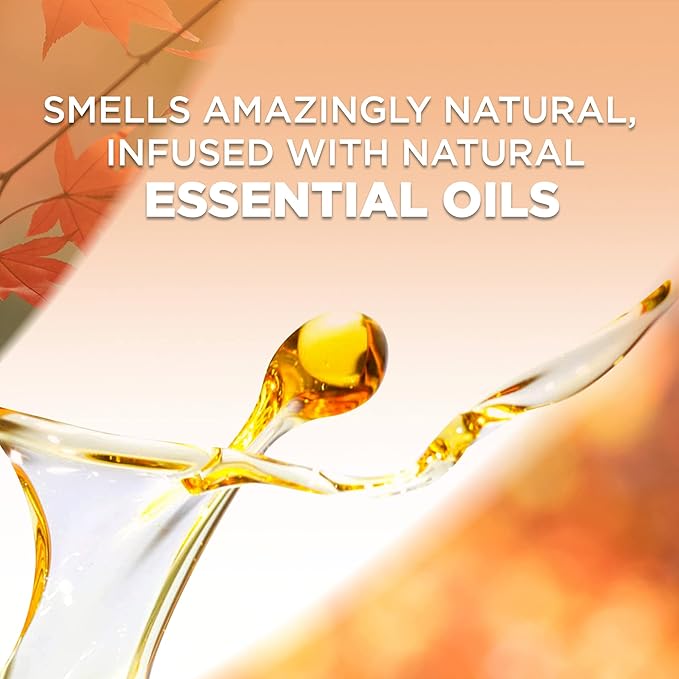 Air Wick Plug in Scented Oil Refill, 7ct, Pumpkin + Brown Sugar Mixed Pack, Fall Scent, Essential Oils, Air Freshener