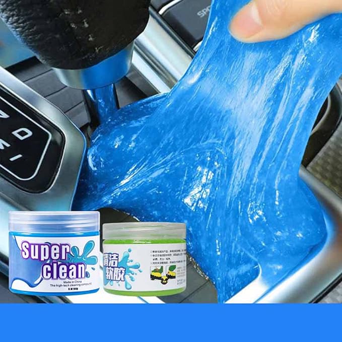 Tyenaza Dust Clean Clay, Keyboard Cleaning Gel Universal Dust Keyboard Cleaner for Car Laptop Keyboard Air Vents 5.6oz