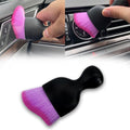 Car Interior Detailing Brush, Ultra Soft Non-Scratch Dust Brush, Car Interior Cleaning Tool for Cleaning Panels, Air Vent, Leather (Purple)