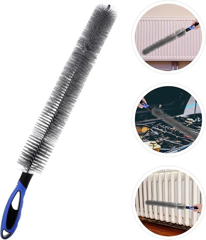 Alipis Condenser Coil Cleaning Brush Radiator Dust Brush for Refrigerator Air Conditioner Fins Household Narrow Bristle Tool for Dust Removal and Maintenance