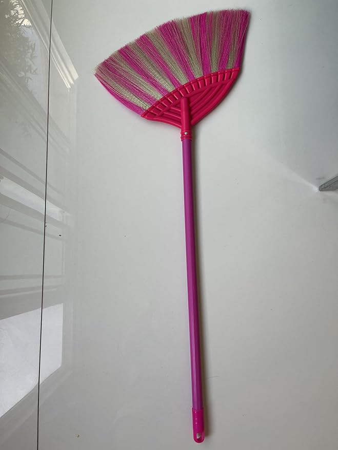 Soft Sweeping Brooms /38” House Brooms for Sweeping Indoor& Outdoor Broom Cleaning/Asian Thailand Plastic Broom/Choi Nhua Thai LAN/Choi Nhua Quet Nha
