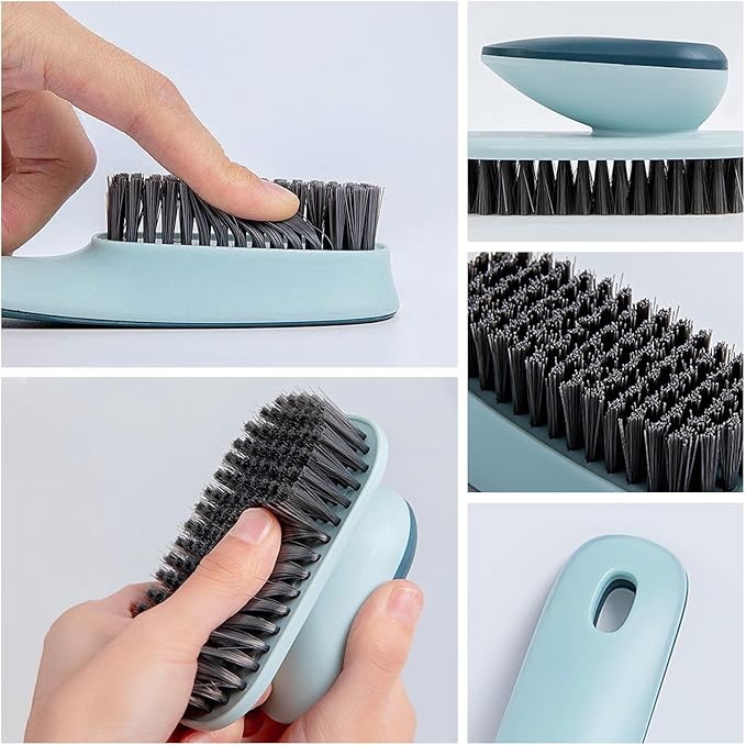 Shoe Brush ＆ Laundry Brush Set, Shoe Brushes for Cleaning, Laundry Brush for Stains On Clothes, Household Cleaning Tool