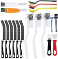 18 Pieces Crevice Cleaning Brush, Corner Brush, Screen Cleaner Brush, Cleaning Tools for Housekeeping, Garbage Disposal Cleaner Brush, Window Track Cleaning Tools, Kitchen (18pcs)