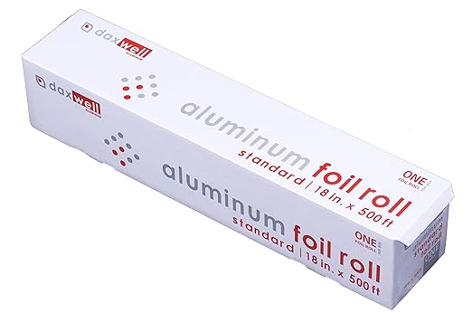 Daxwell Standard Aluminum Foil Roll, 18" x 500 Ft, J10003023