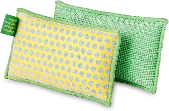 Libman 00336 Power Scrub Dots Kitchen and Bath Sponge 2 Count